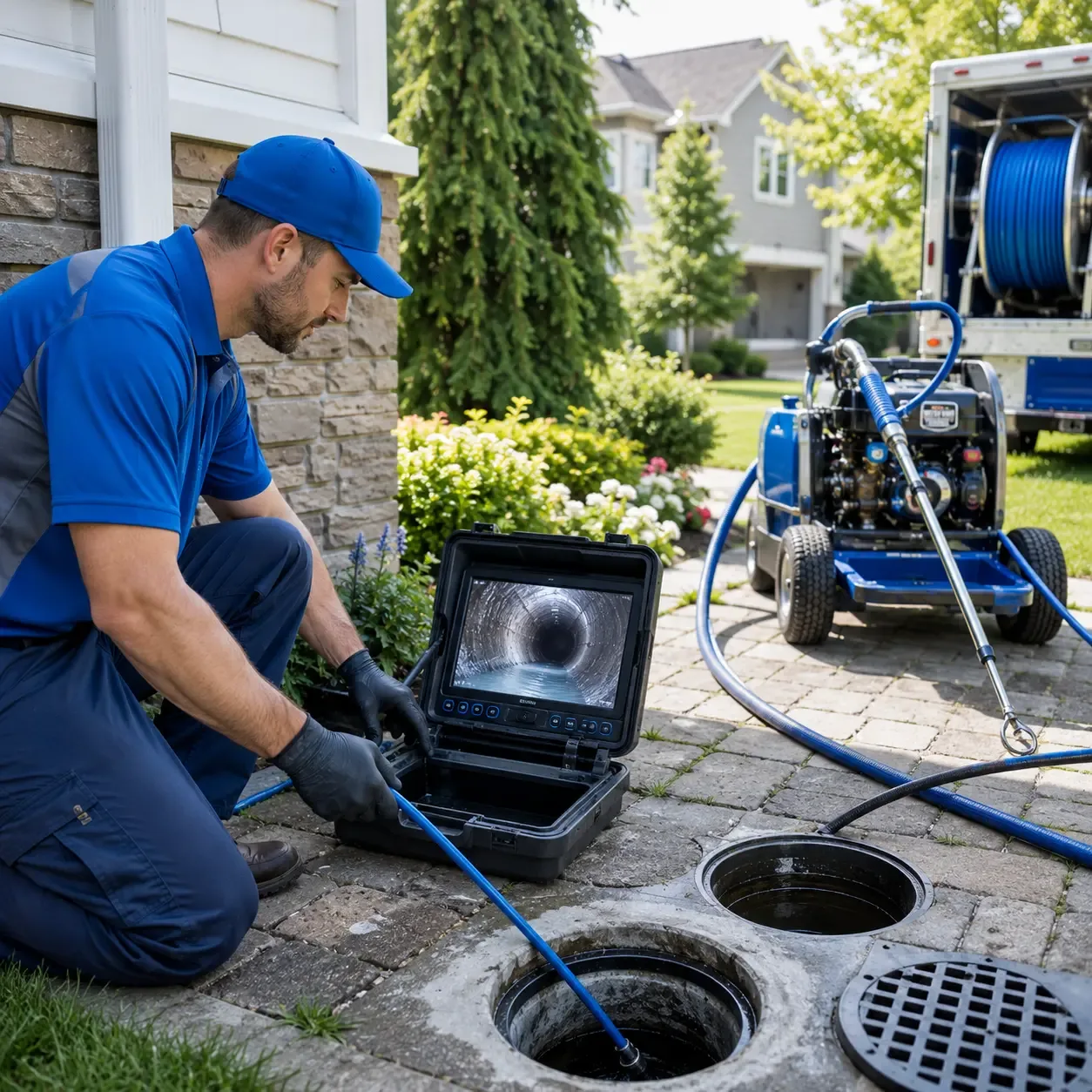 Outdoor drain cleaning professionals serving Tracy, IA